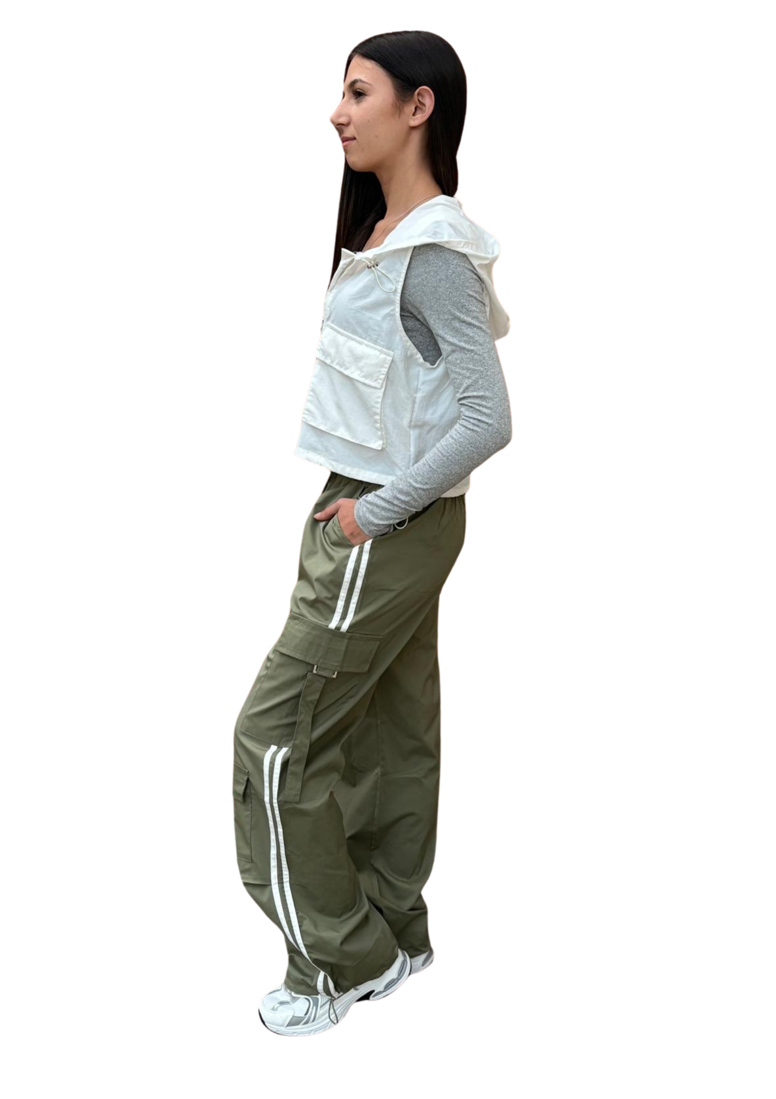 PANTALÓN CARGO GRANADA VERDE