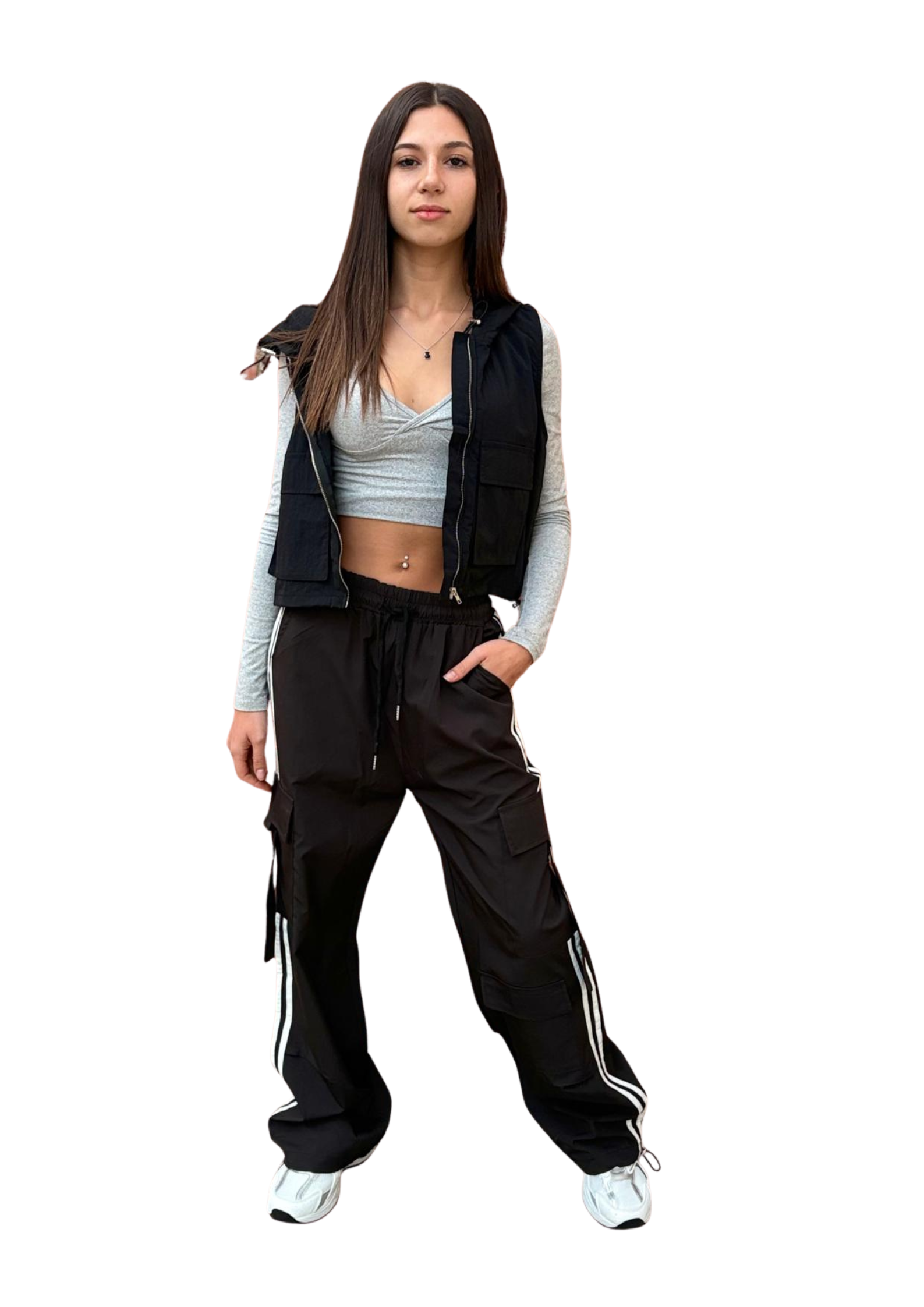 PANTALÓN CARGO GRANADA NEGRO