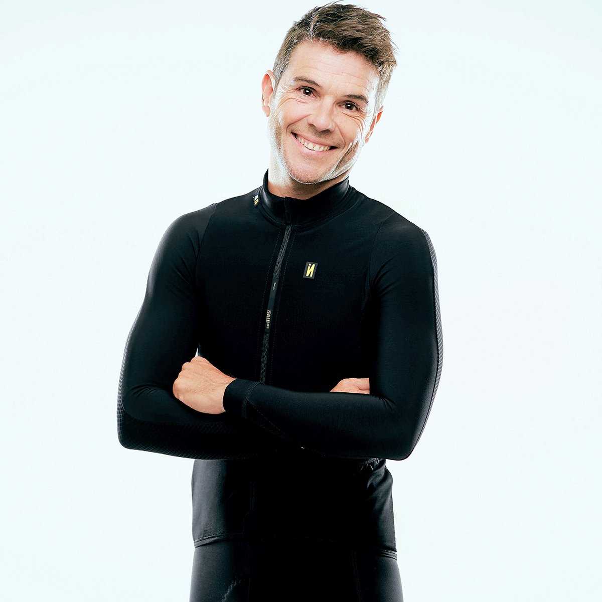 MALLOT MANGA LARGA PURE LEVEL BLACK (HOMBRE)