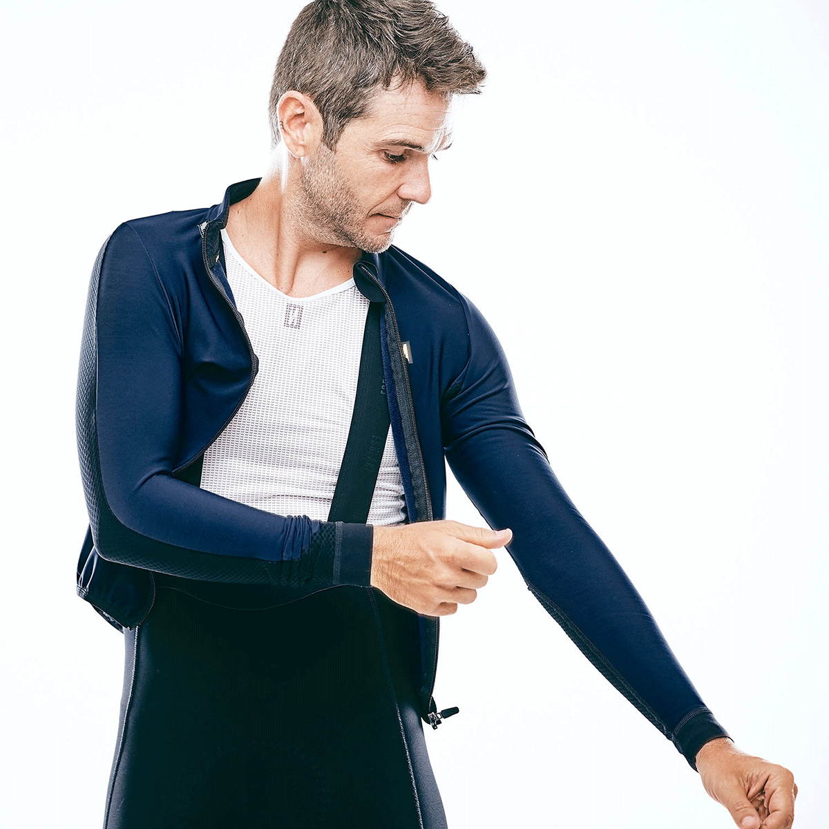 MALLOT MANGA LARGA PURE LEVEL MARINE (HOMBRE)