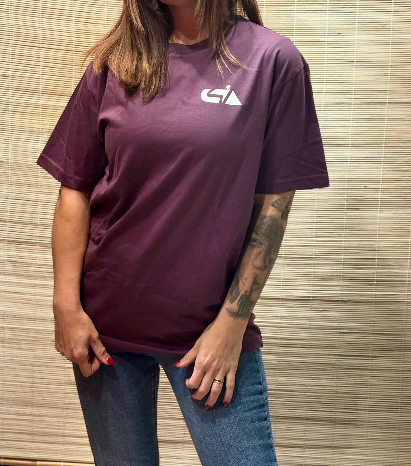 CAMISETA GIA MORADA OVERSIZE