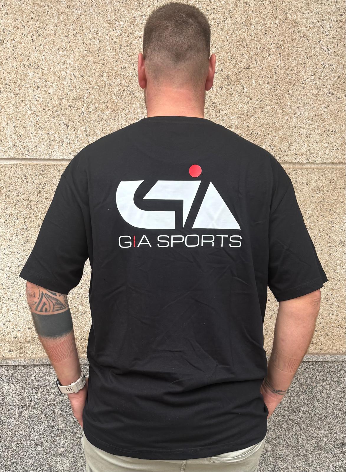 CAMISETA GIA NEGRA OVERSIZE HOMBRE