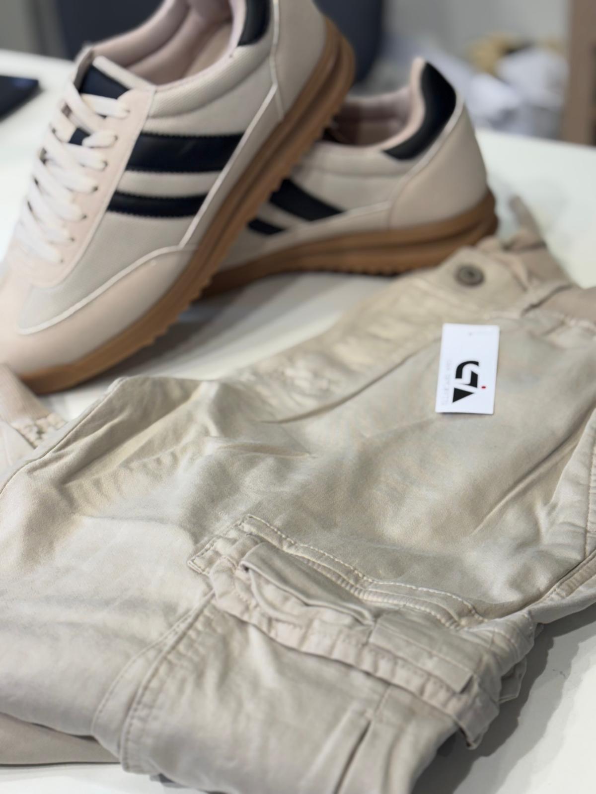 PANTALÓN CARGO MEN BEIGE