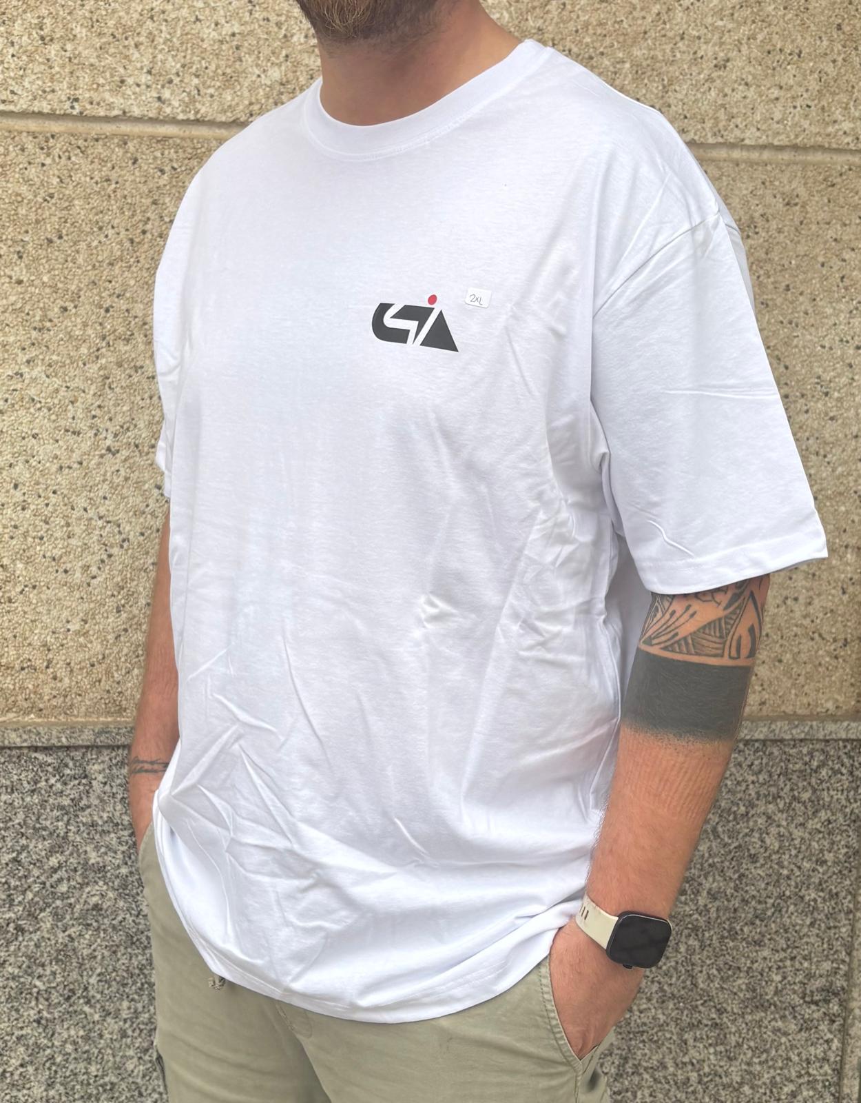 CAMISETA GIA BLANCA OVERSIZE HOMBRE