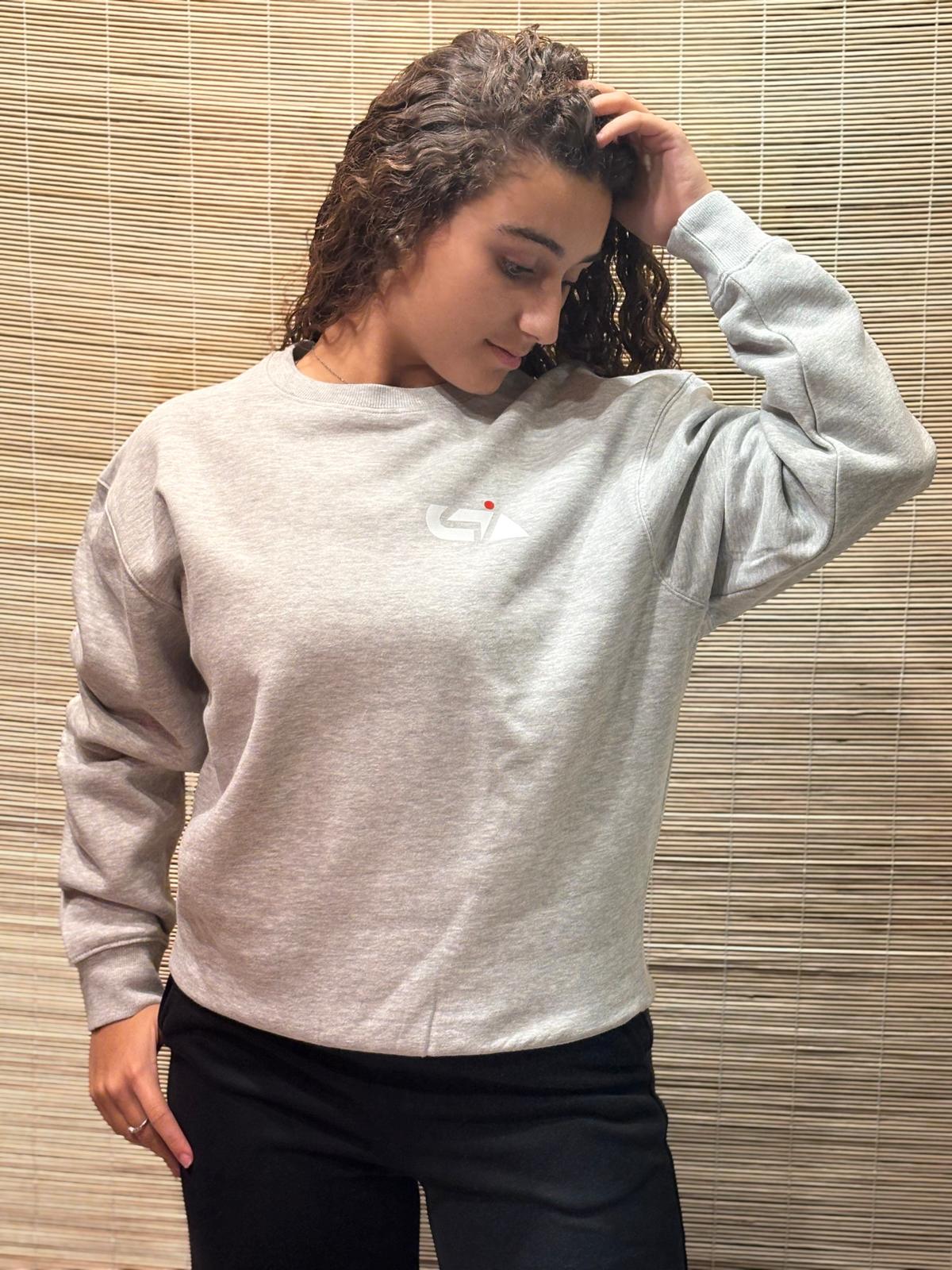 SUDADERA GIA BÁSICA UNISEX GRIS